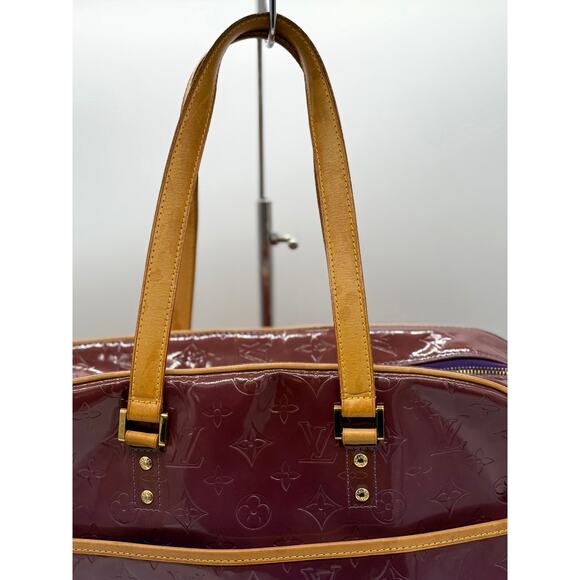 Louis Vuitton Monogram Vernis Sutton Bag*Beautiful Amethyste Large Bag - Picture 3 of 16